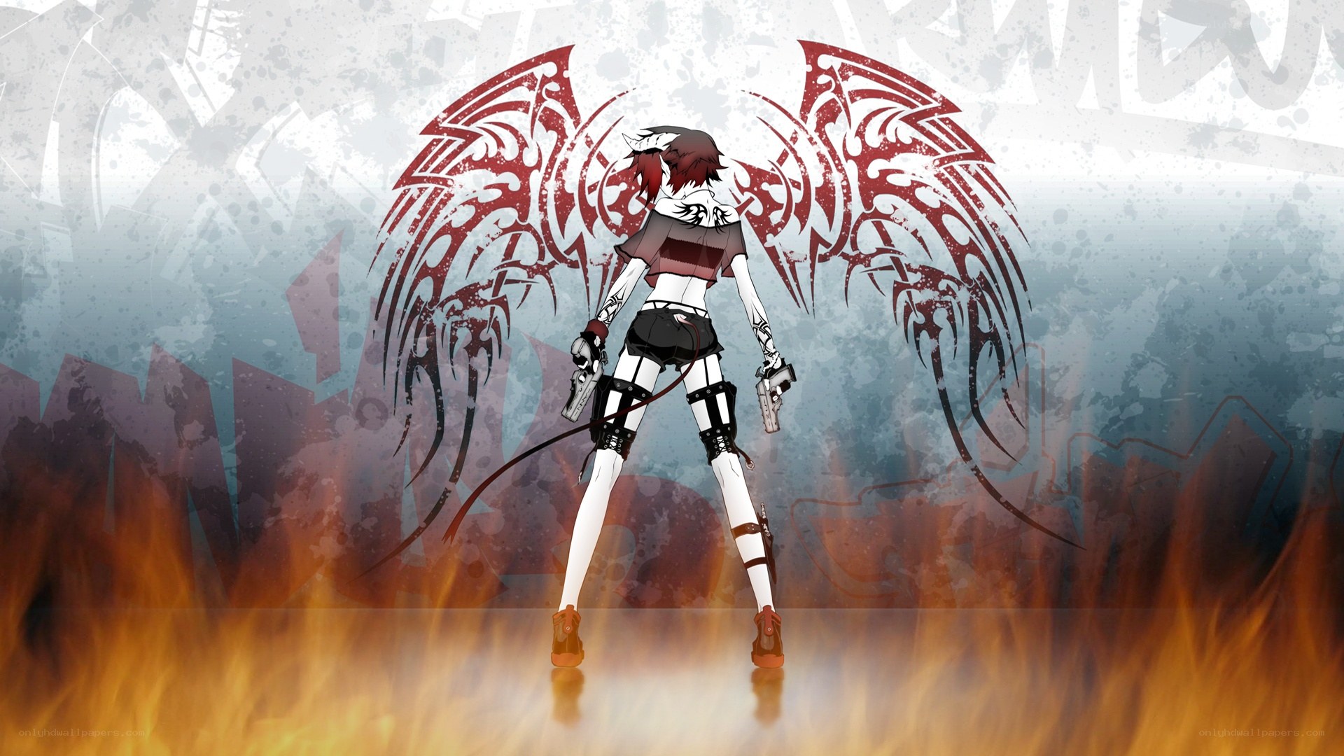anime character with wings