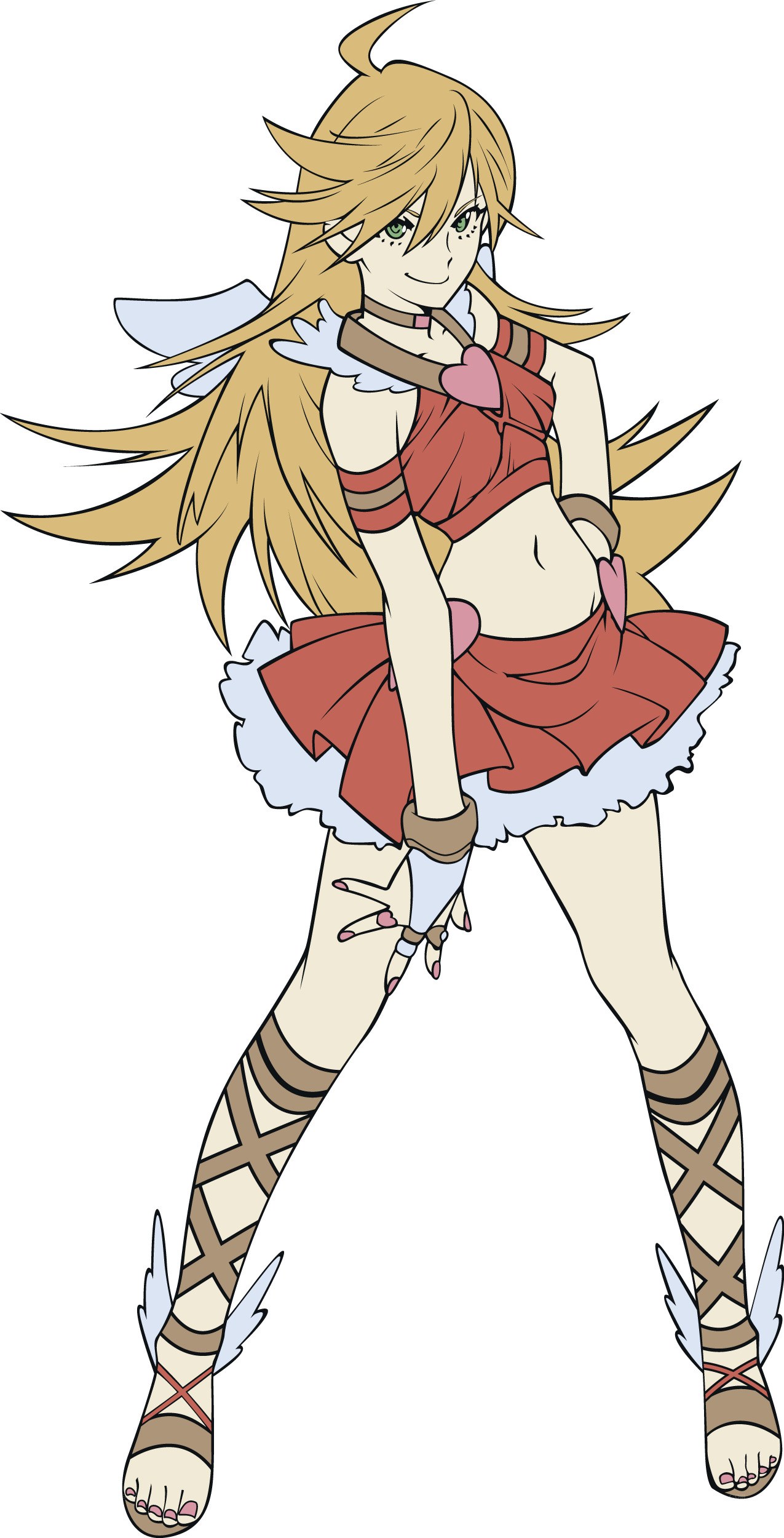 anime character with wings