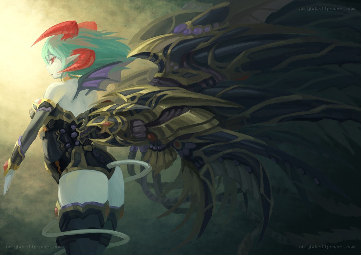 anime character with wings