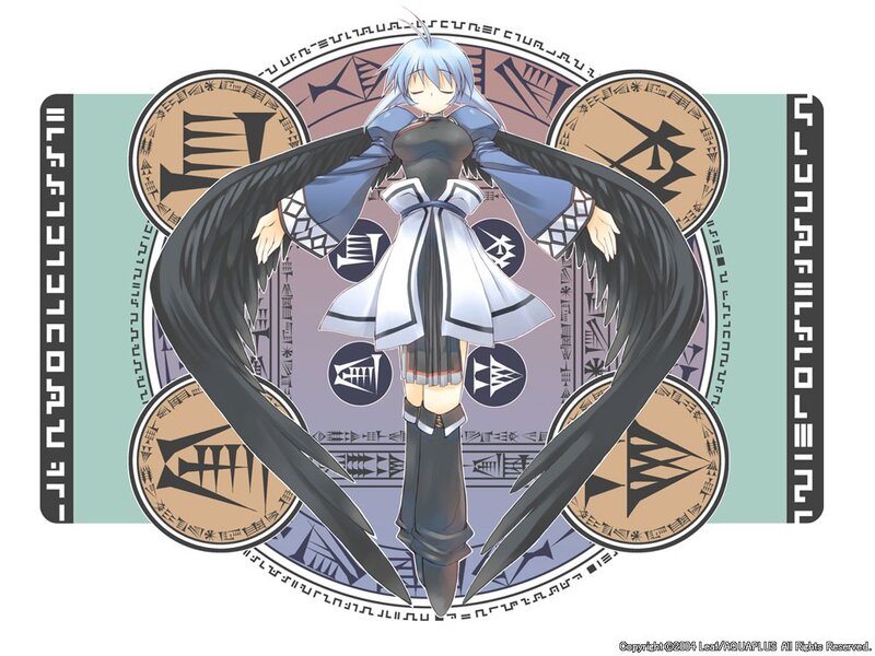 Anime character with wings