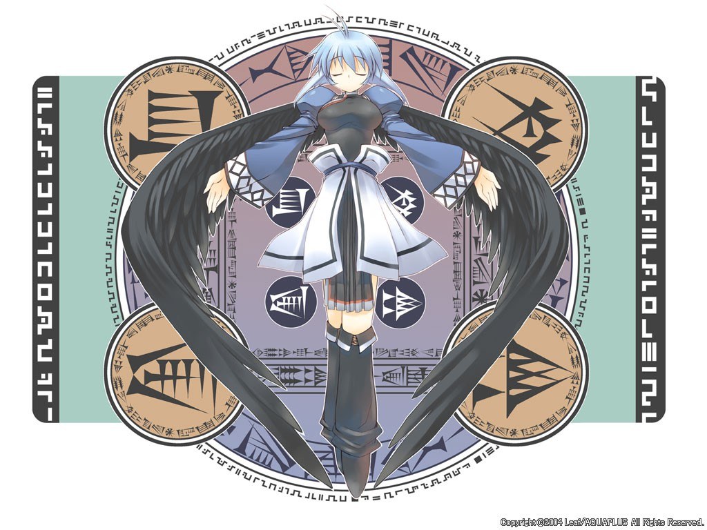 Anime character with wings