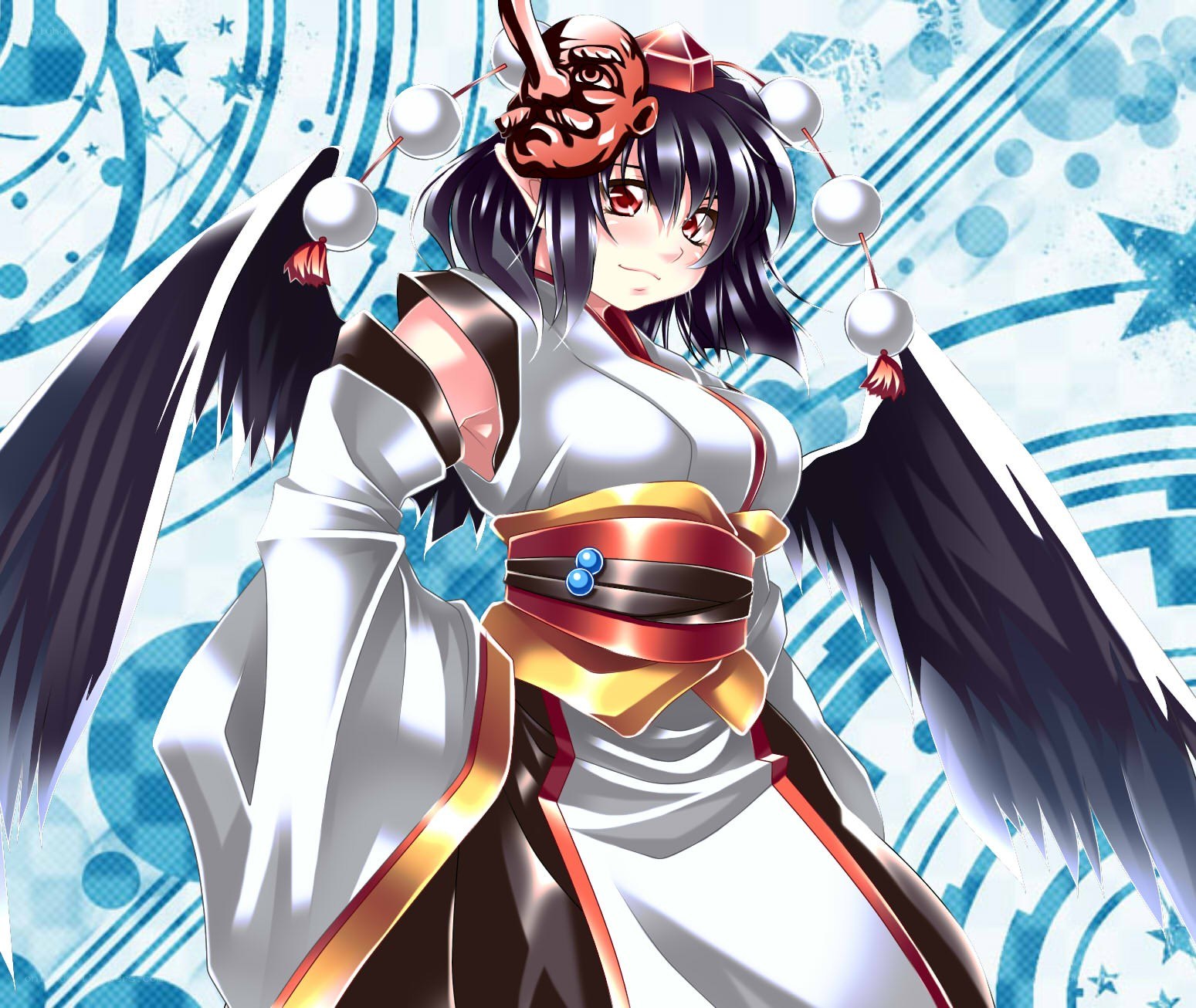 anime character with wings