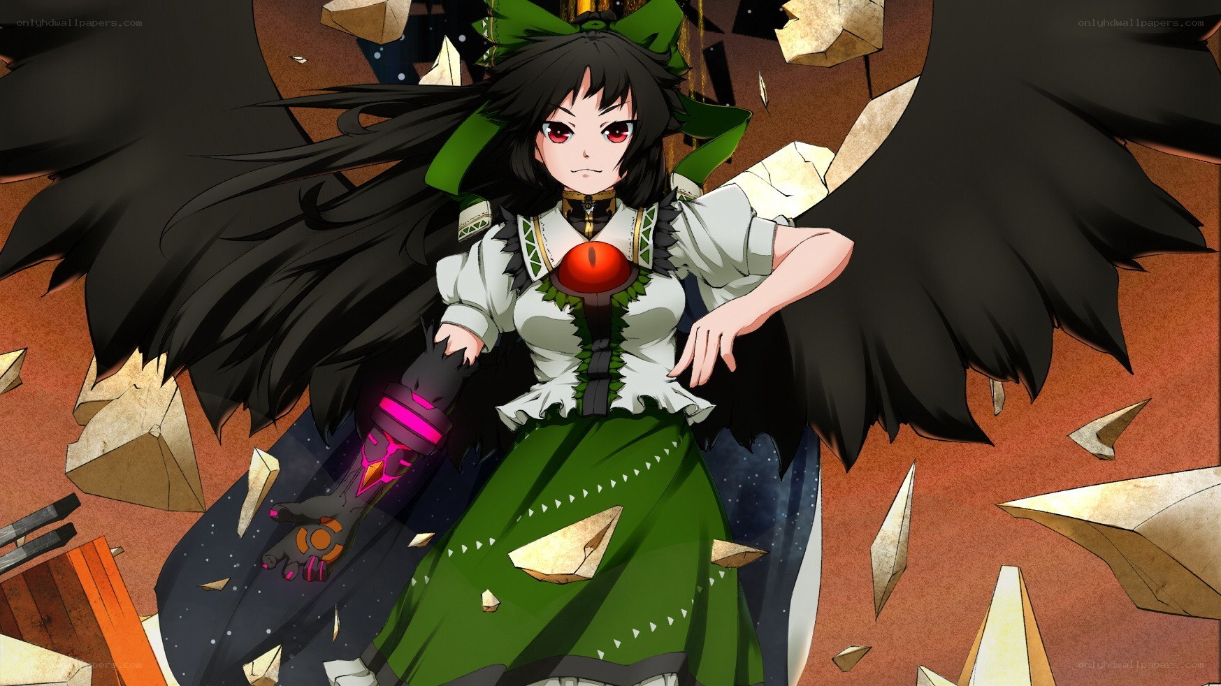 anime character with wings
