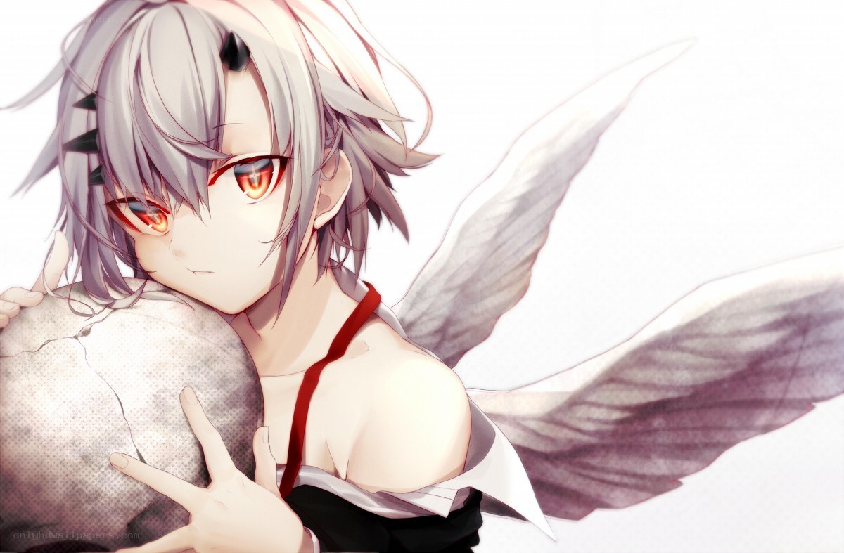 anime character with wings