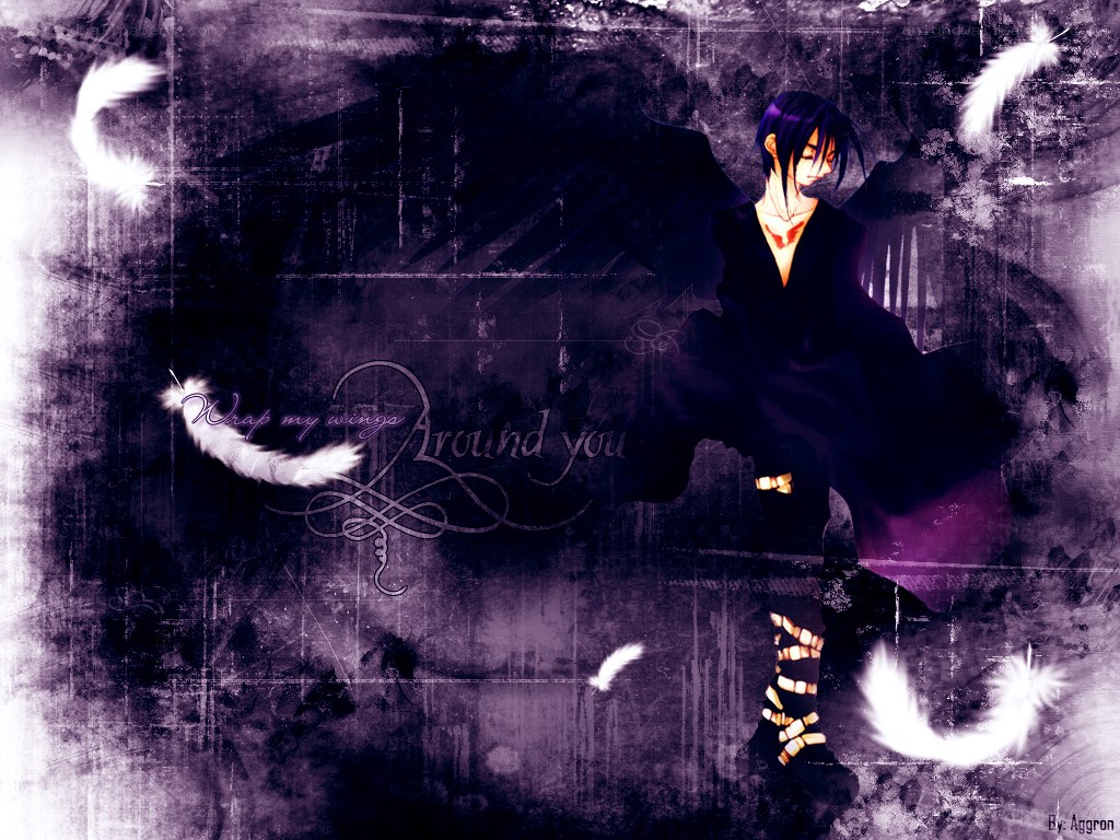 anime character with wings