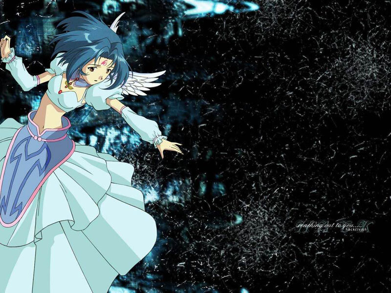 anime character with wings
