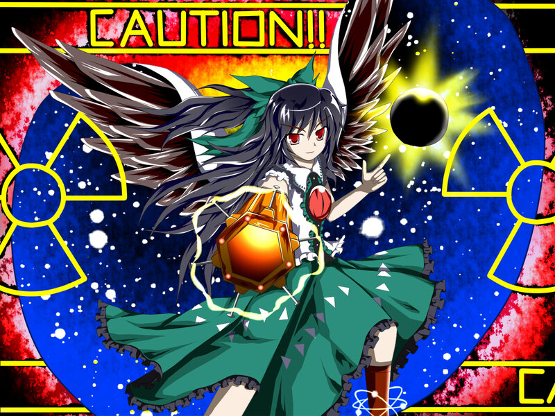 Anime character with wings and energy