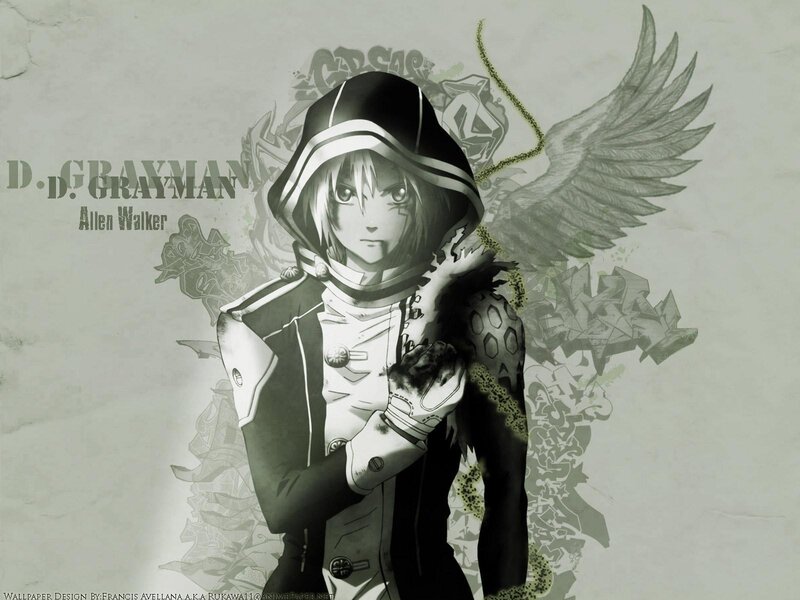 Anime Character with Wings — Black, Dramatic, Manga, Hoodie