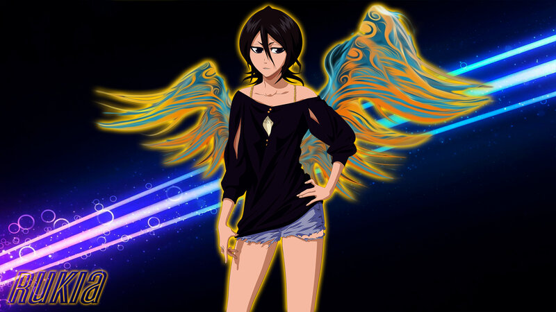 Anime Character with Wings — Black, Dramatic, Night, Digital Art, Shorts