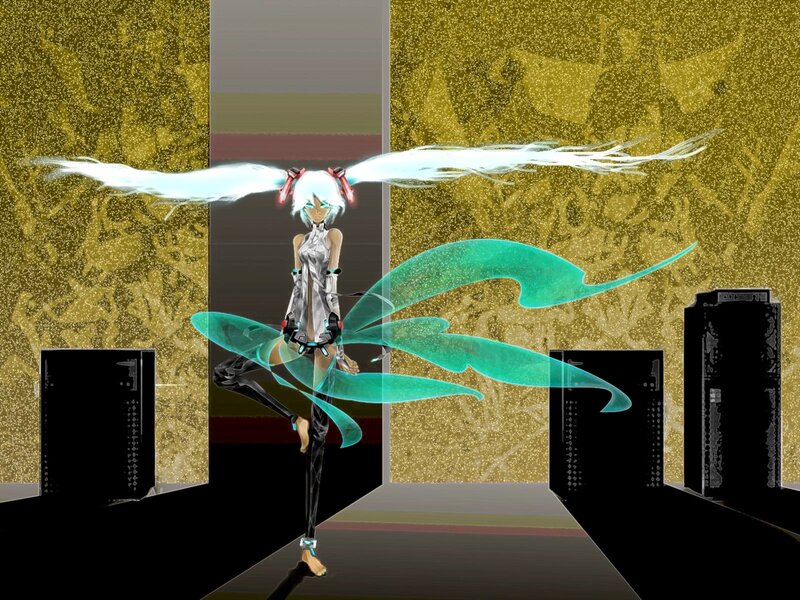 Anime Character with Wings — Gold