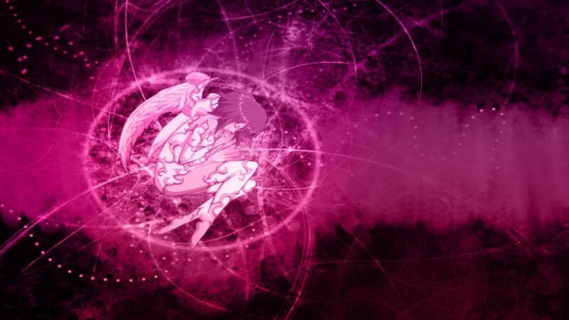Anime Character with Wings — Pink, Dramatic