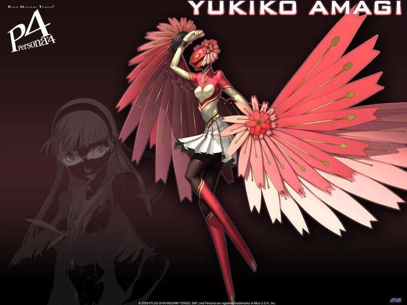 Anime Character with Wings — Red, Dramatic, Digital Art, Mask