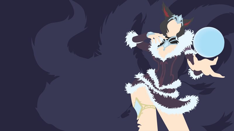Anime Character with Wolf Ears — Dark Blue