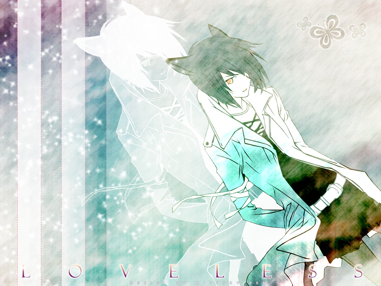 anime character with wolf ears