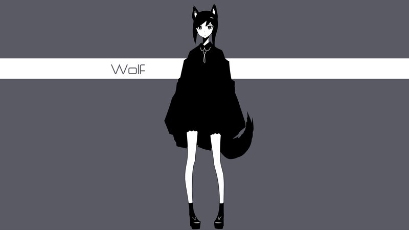 Anime Character with Wolf Features