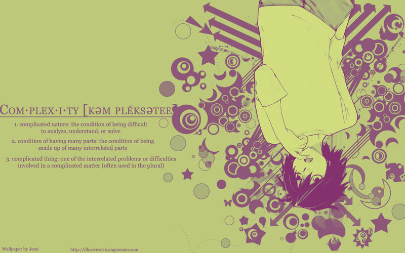 Anime character with word definition