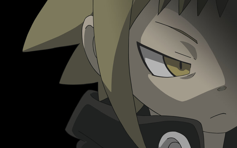 anime character with yellow eyes