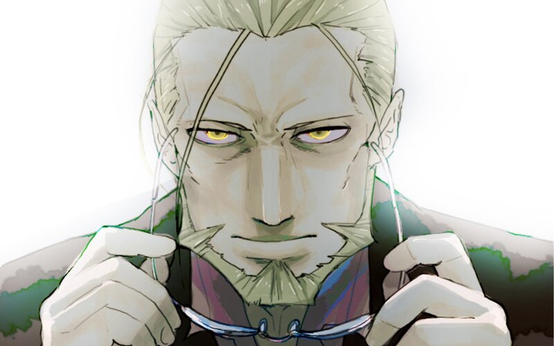 anime character with yellow eyes