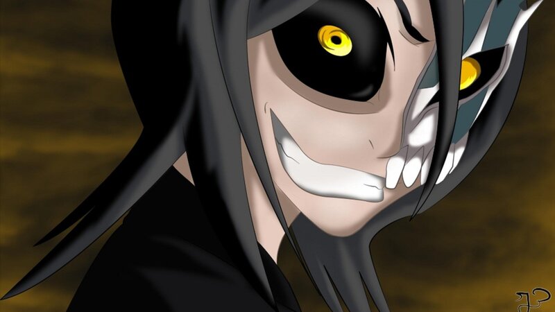 Anime Character with Yellow Eyes — Black, Dramatic, Manga, Black Hair