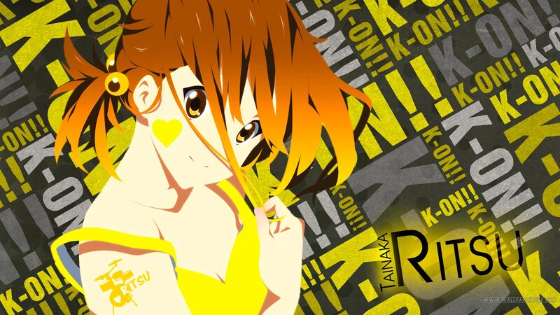 Anime character with yellow hair