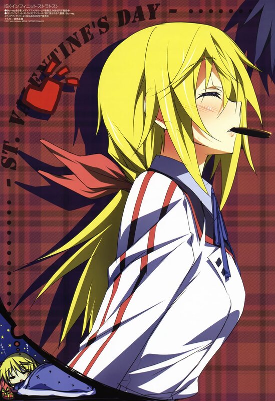Anime character with yellow hair