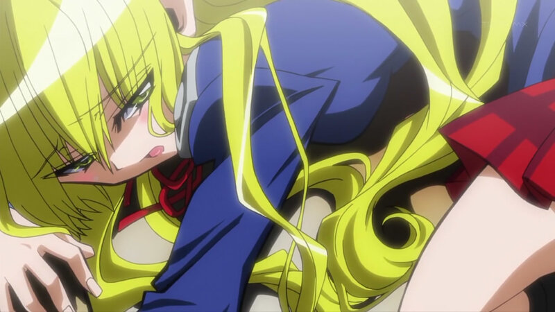 anime character with yellow hair