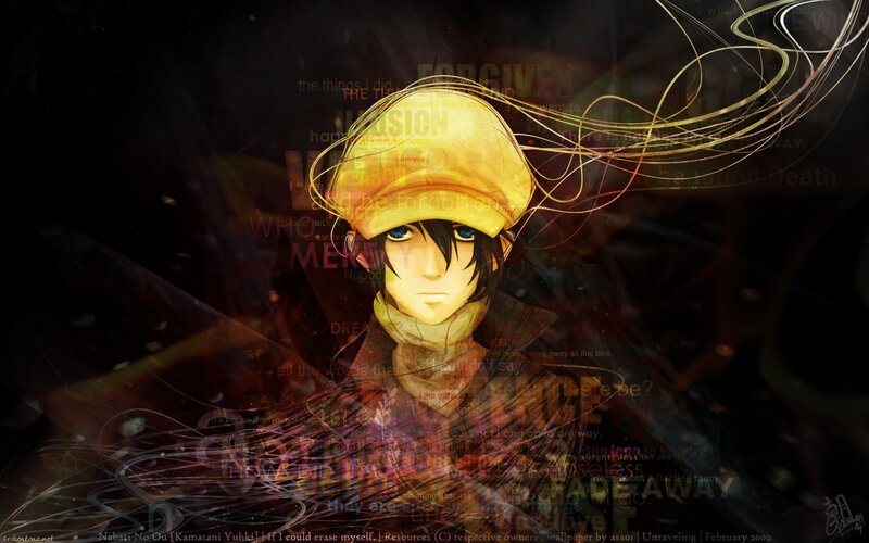 Anime character with yellow hat