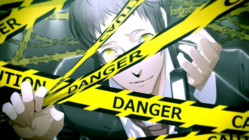 Anime Character with Yellow Tape