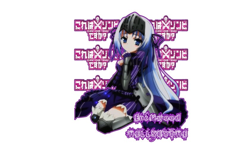 anime character with zombie theme