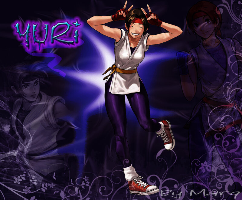 Anime Character Yuri — Purple