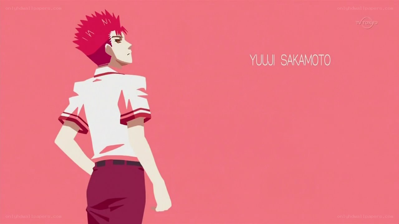 Anime character Yuuji Sakamoto