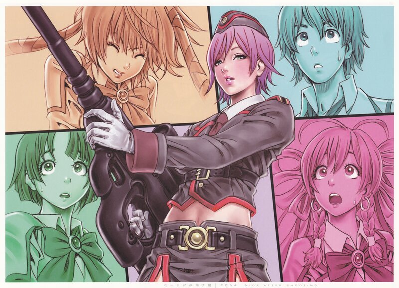 anime characters after shooting
