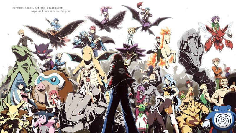Anime Characters and Creatures — Black