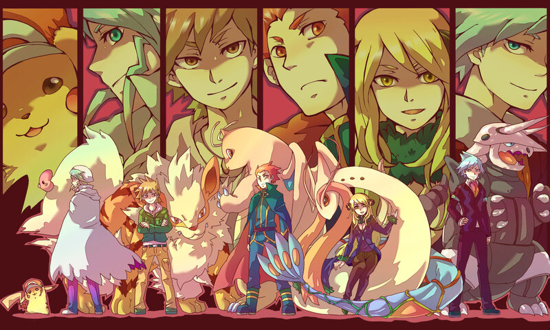 Anime Characters and Creatures — Yellow, Dramatic