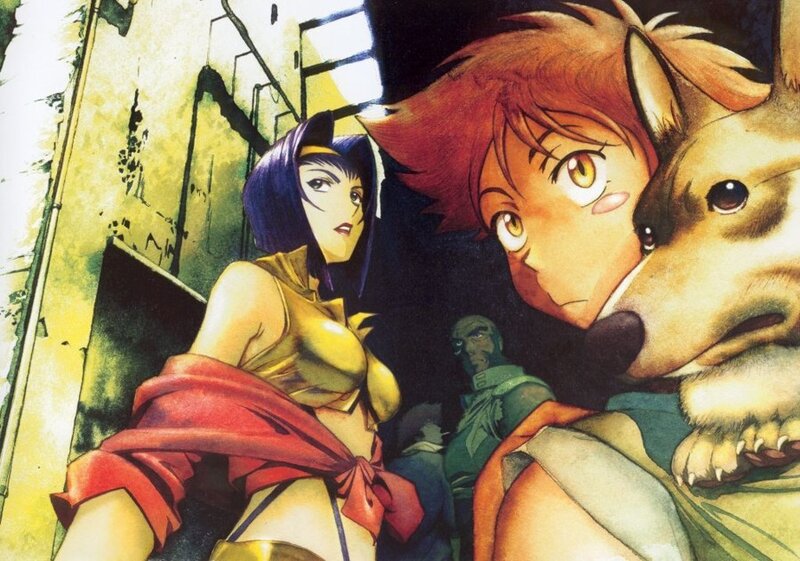 Anime Characters and Dog