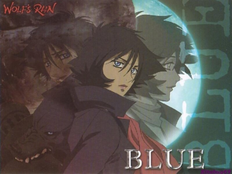 Anime Characters and Wolf