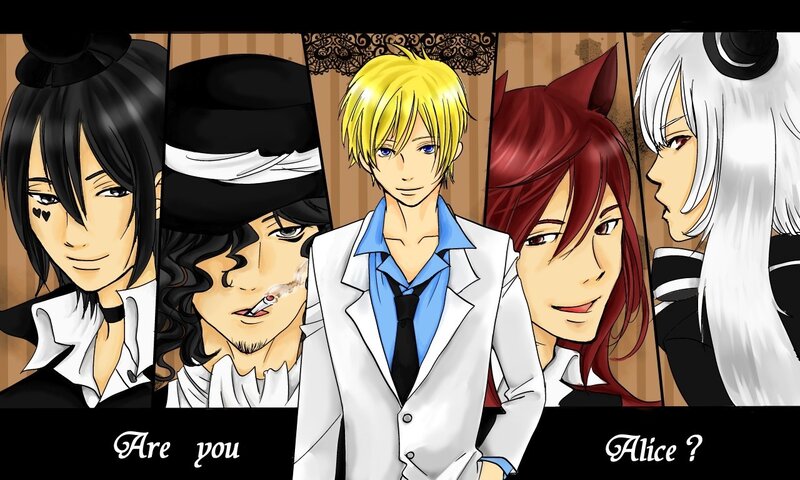 anime characters asking Alice