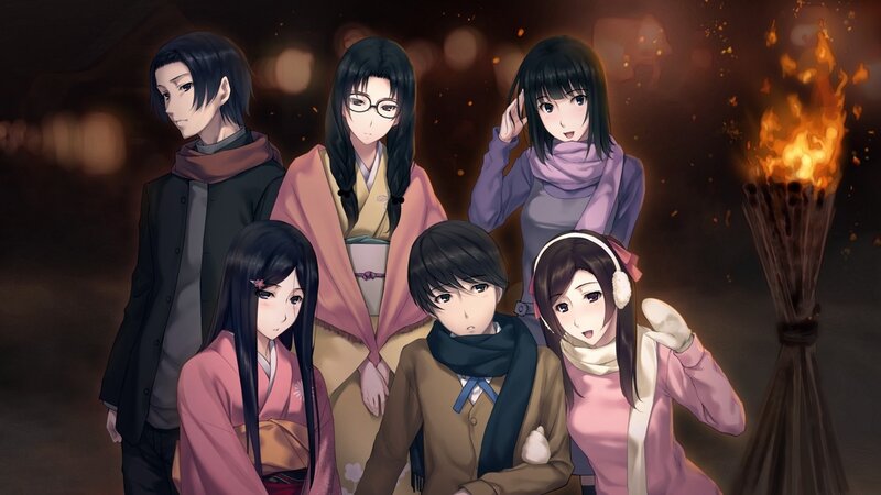 anime characters at a festival