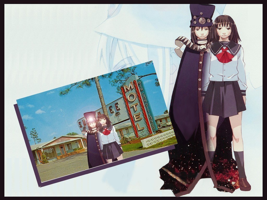 anime characters at a motel