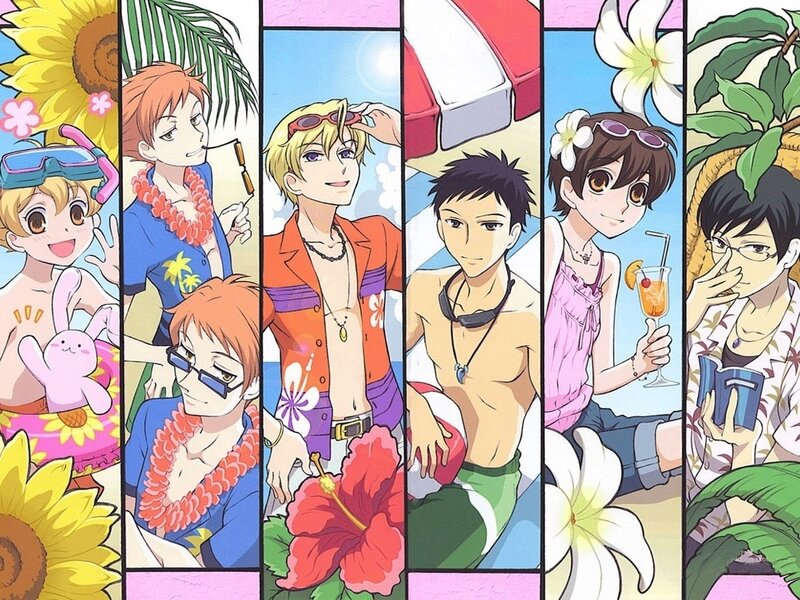 Anime Characters at Beach