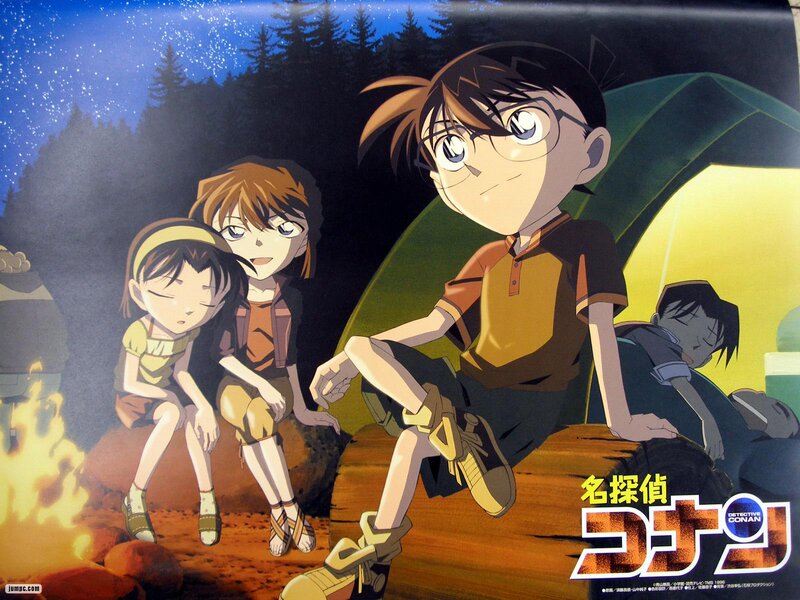 Anime Characters at Campsite