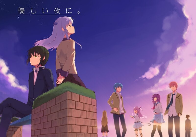 anime characters at night