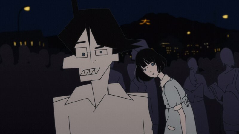 Anime Characters at Night — Black, Dark