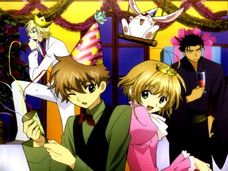 Anime Characters at Party — Yellow