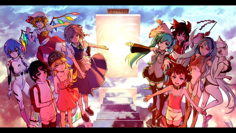 Anime Characters at Portal