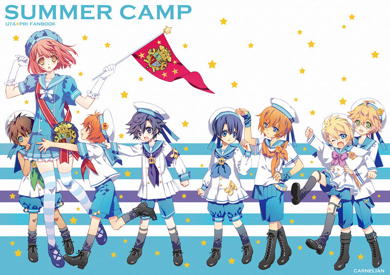 Anime Characters at Summer Camp