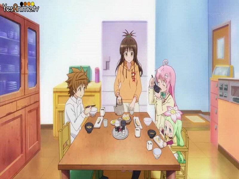 Anime Characters at Table