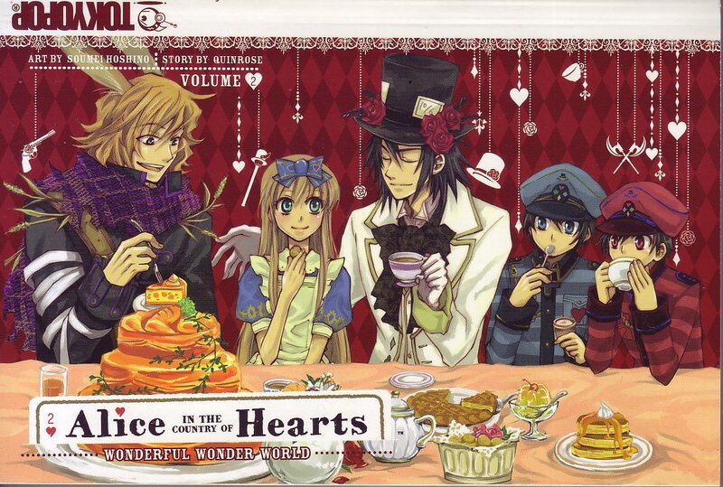 Anime Characters at Tea Party — Red