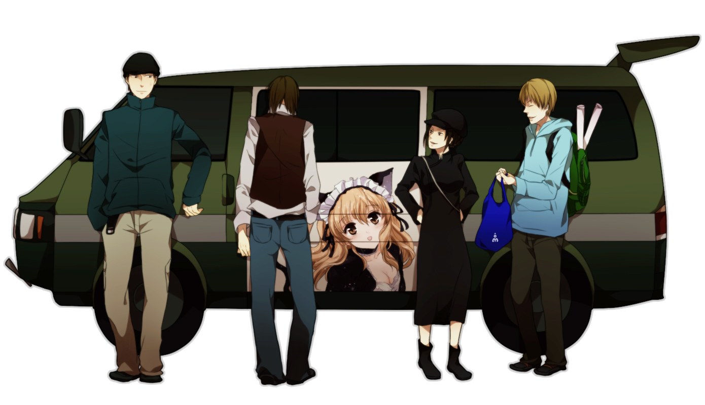anime characters by van