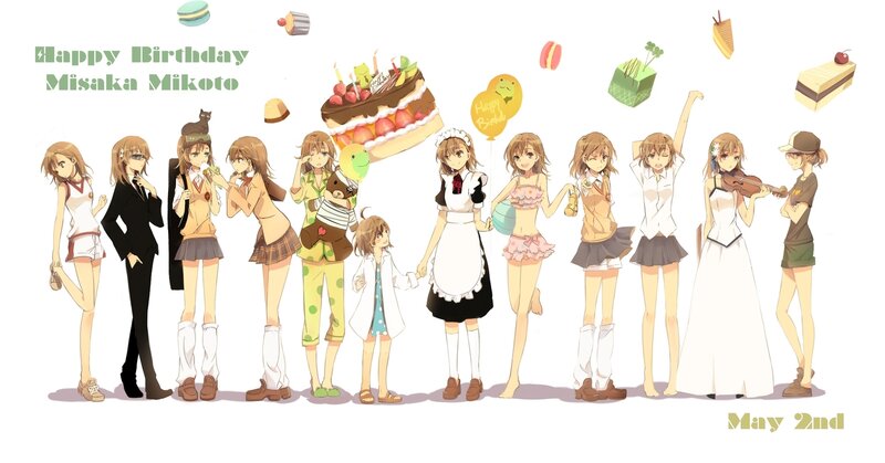 Anime Characters Celebrating — Brown